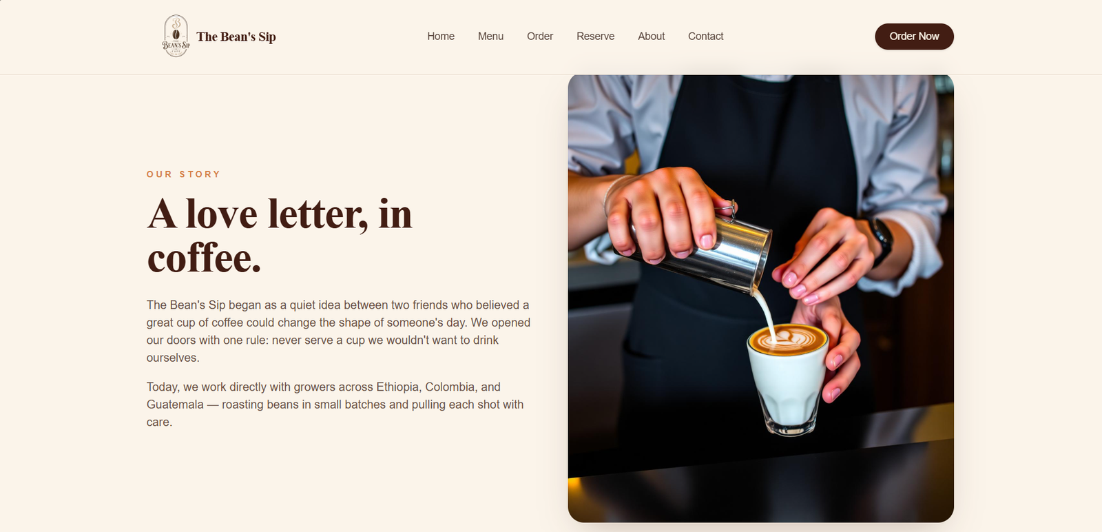 The Beans Sip Cafe