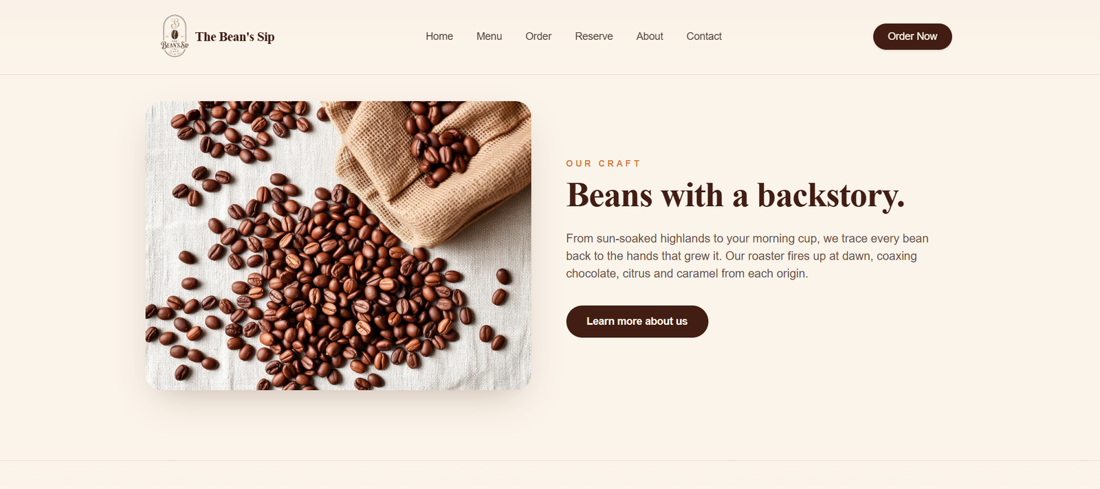 The Beans Sip Cafe